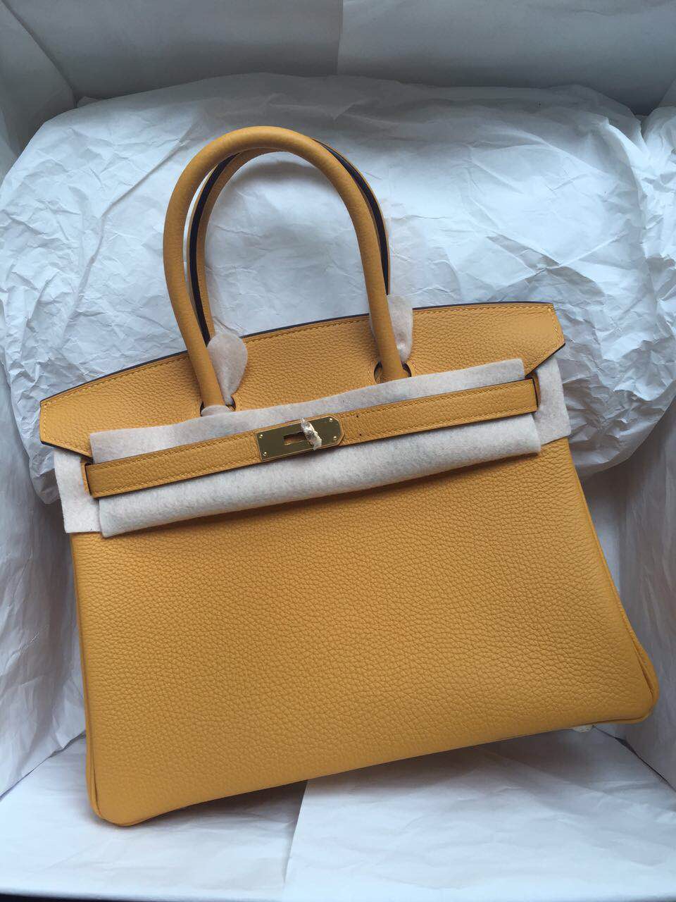 Discount Hermes Birkin Bag Mustard Yellow Togo Leather Tote ...  