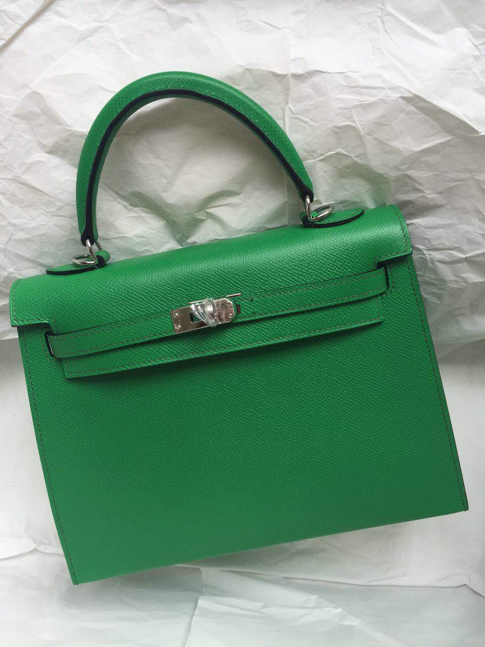 Wholesale Hermes Kelly Bag Sellier Epsom Calf Leather 1K Bamboo ...