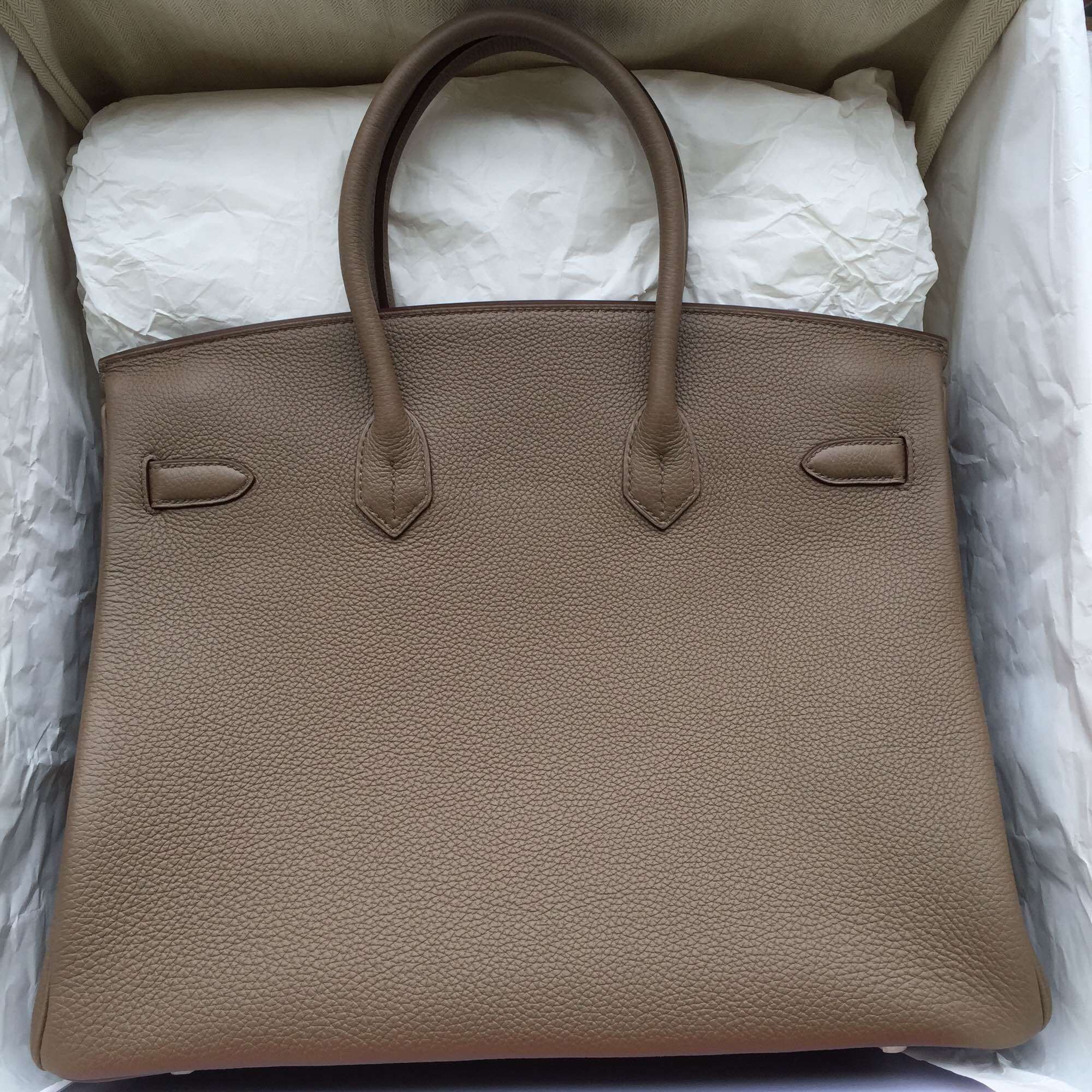 Cheap C18 Etoupe Grey Togo Leather Hermes Birkin Bag Women\u0026#39;s ...