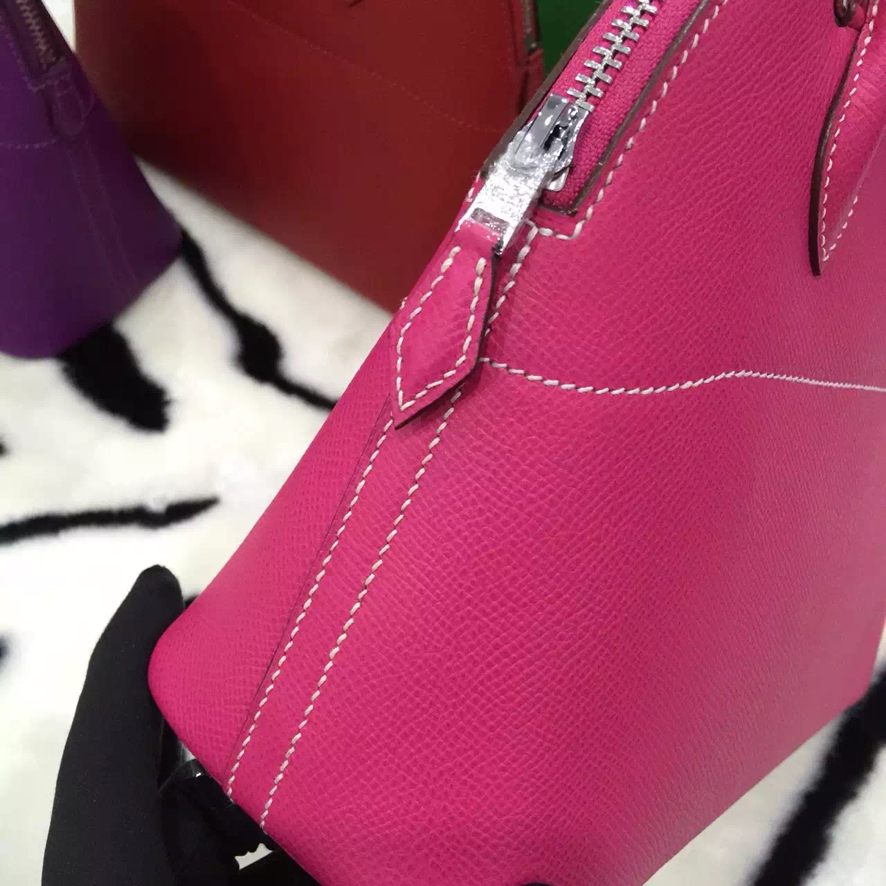 New Fashion Hermes Bolide Bag E5 Candy Pink Epsom Leather 27CM \u2014 HEMA  