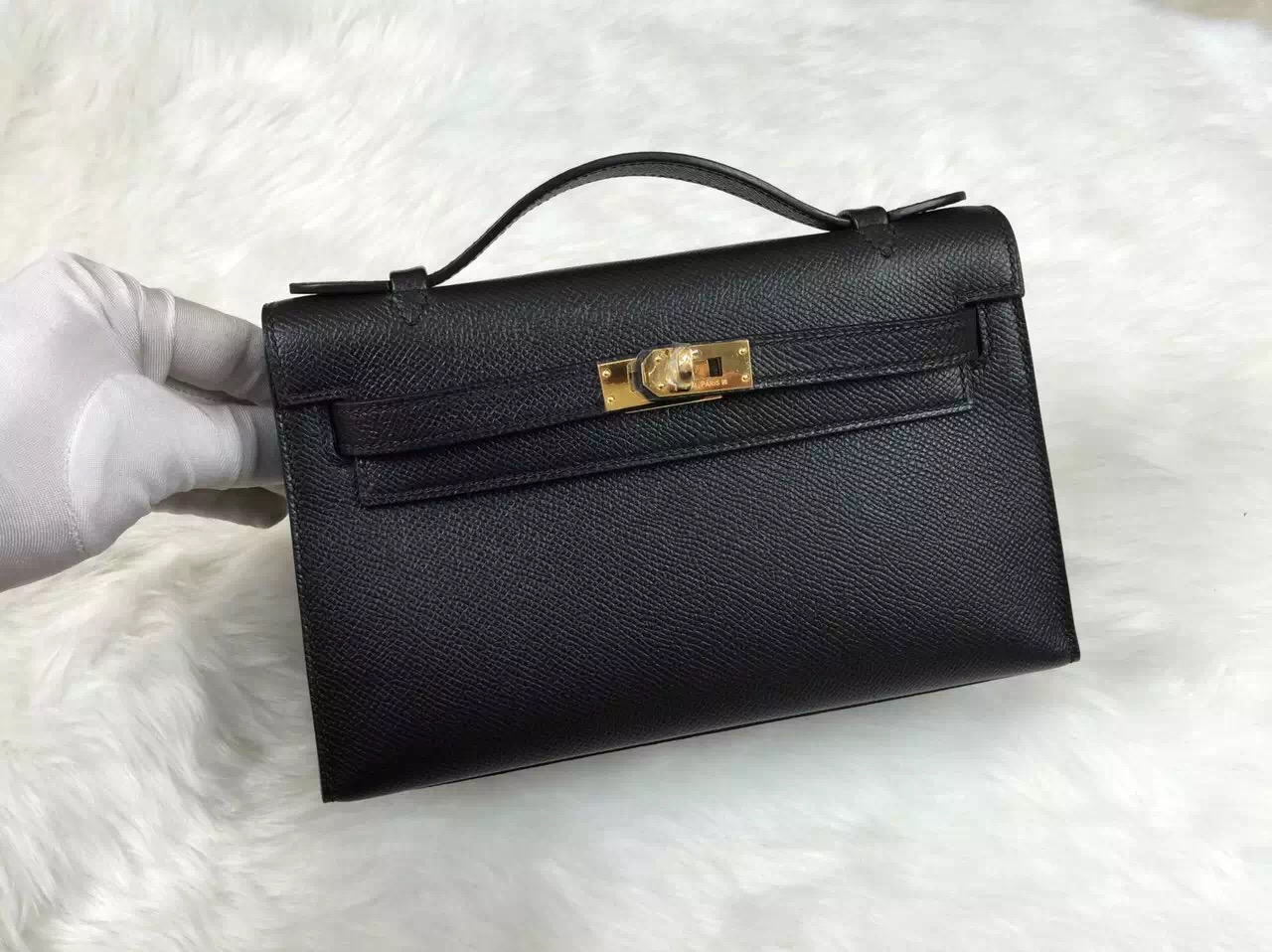 Discount Hermes Black Epsom Leather Mini Kelly Bag Gold Hardware Online — Hermes Crocodile ...