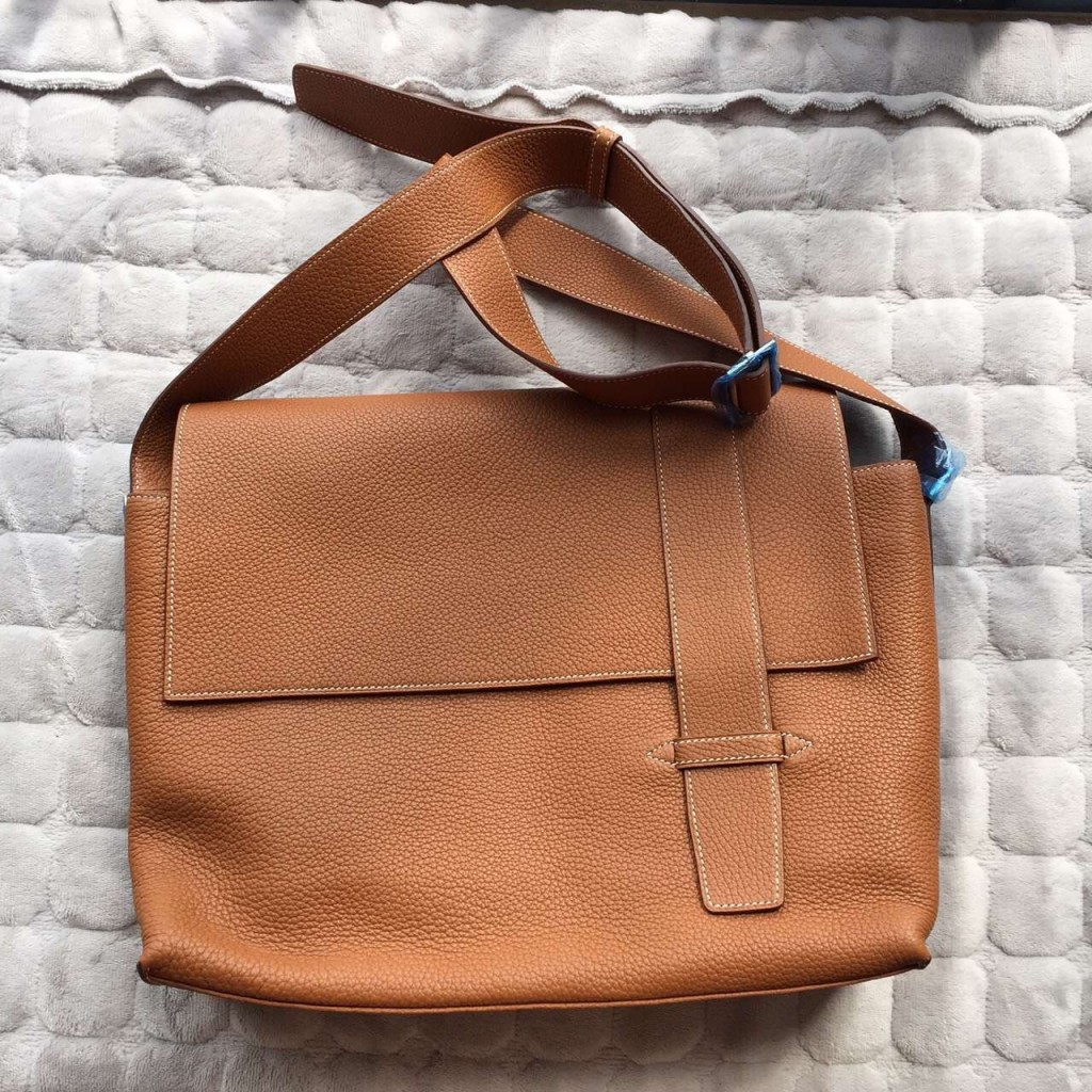 Hermes Mushroom Leather Handbags For Men