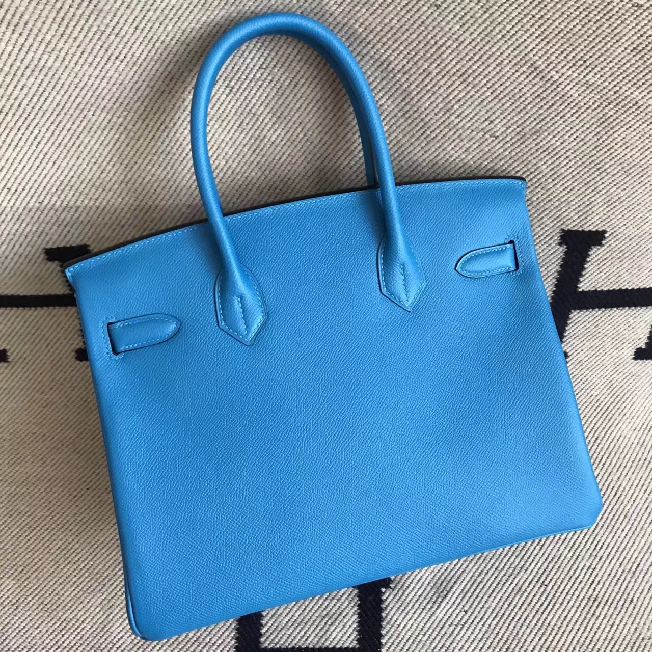 New Arrival Hermes B3 Tanzania Blue Epsom Leather Birkin Bag30cm – HEMA ...