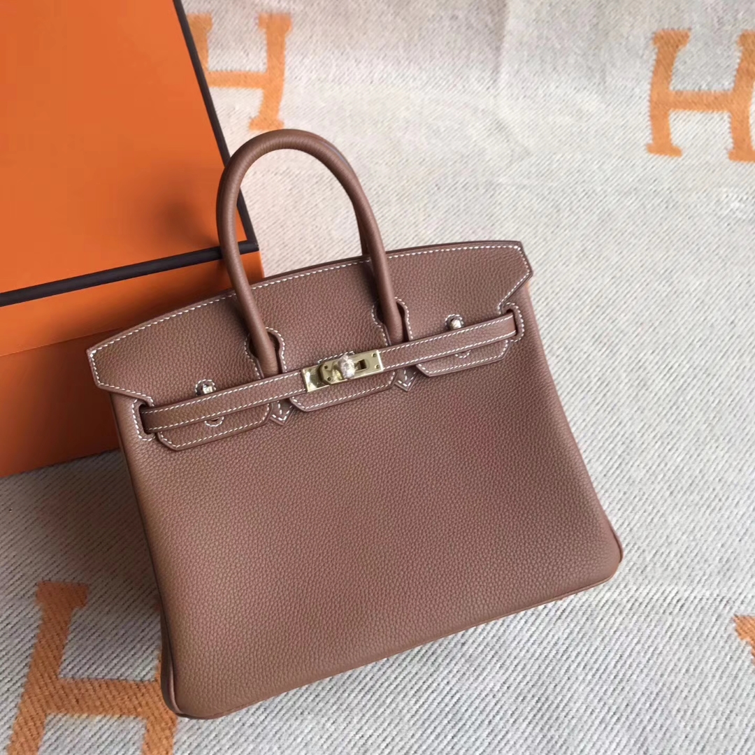 Sale Hermes Togo Calfskin Birkin Handbag25CM in CK37 Gold - H Factory ...