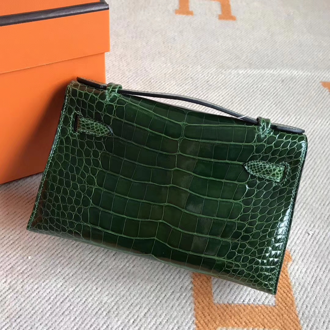 Wholesale Hermes Minikelly Pochette Clutch Bag22cm Crocodile Leather ...