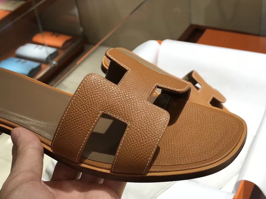 hermes brown sandal