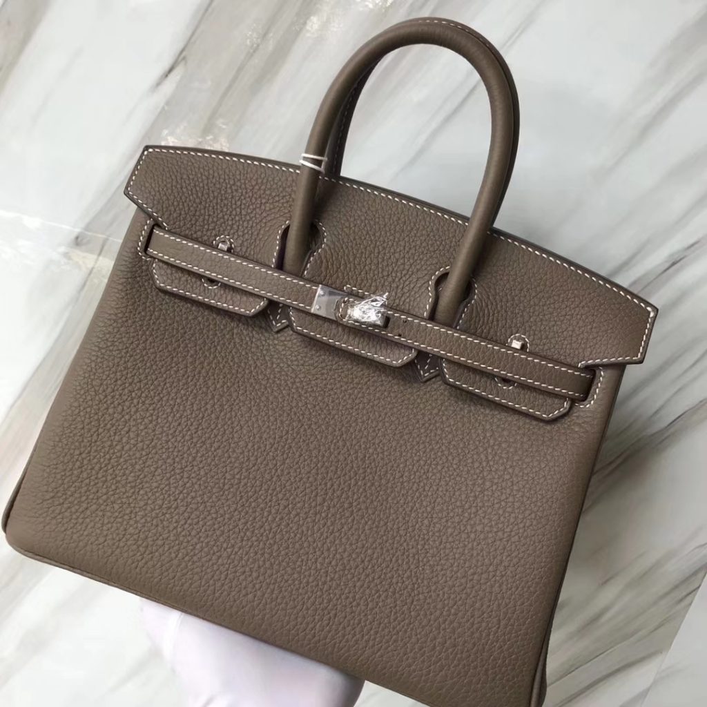 Stock Discount Hermes Togo Calf Leather Birkin25CM Women's Bag in CK18 ...