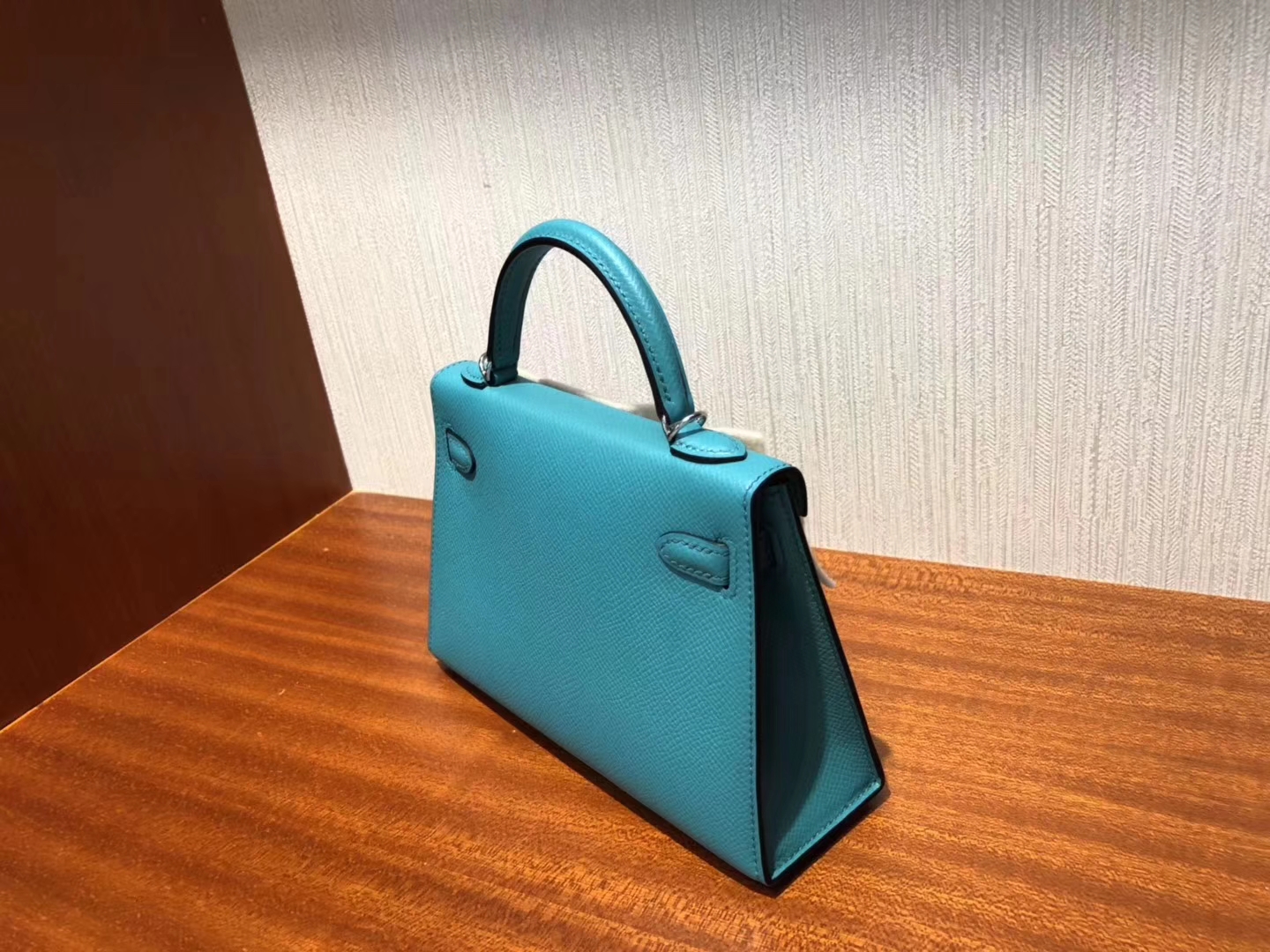 Fashion Hermes Epsom Calf Minikelly-2 Evening Bag in U1 Vert Veronese ...