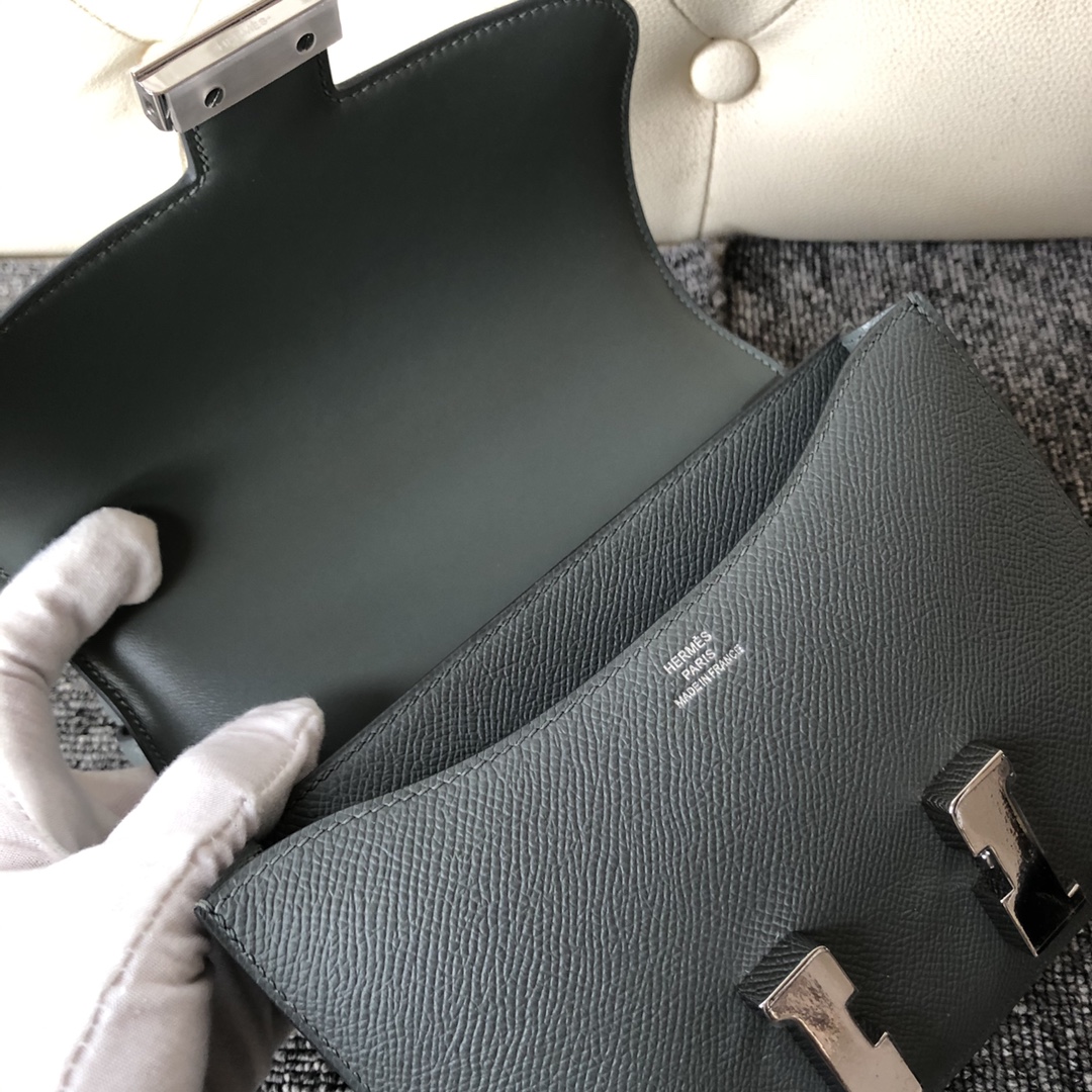 New Arrival Hermes CC63 Vert Amande Togo & Swift Calf Leather Hermes Bags  Customize - HEMA Leather Factory